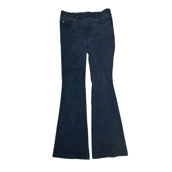 Spanx SPANXshape EveryWear black pull on Flare Jeans size medium petite 20326q - Picture 2 of 8